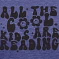thumbnail image 3 of CafePress - All The Cool Kids Are Reading T Shirt - Womens Tri-blend T-Shirt, 3 of 4