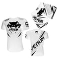thumbnail image 3 of Ropa de entrenamiento Traje de UFC Ropa ajustada de boxeo para hombre Ropa de secado rápido Pantalones cortos de manga corta para lucha Muay Thai Gimnasio de lucha, 3 of 5