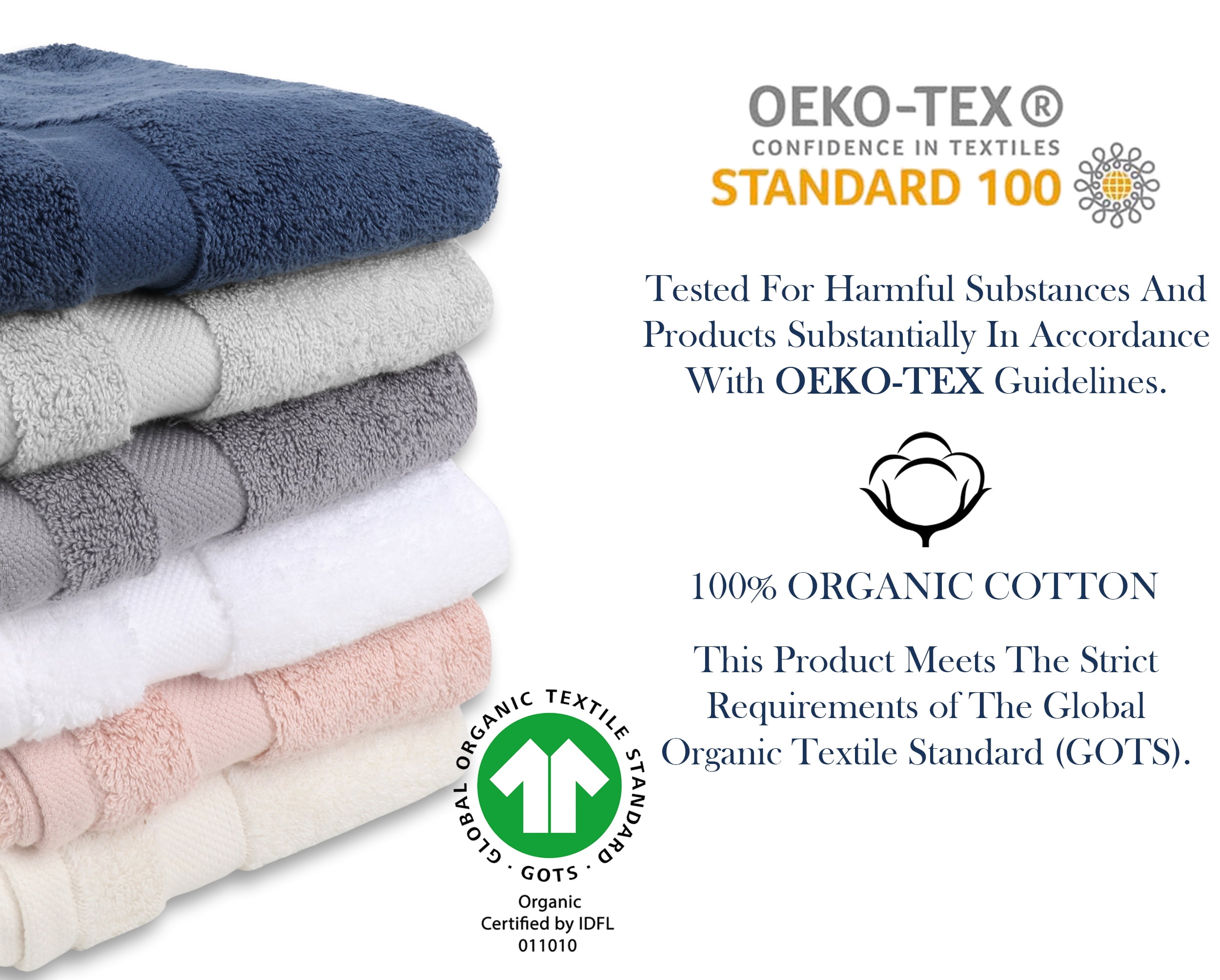 Delara Organic Cotton Bath Sheet 36"x70" 650 GSM Plush Soft Absorbent Quick-Dry Towel, GOTS & OEKO-TEX Certified, Burnt Caramel