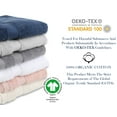 thumbnail image 7 of Delara Organic Cotton Luxuriously Plush Hand Towel Pack of 2, GOTS & OEKO-TEX Certified, Premium Feather Touch Technology Towels, 650 GSM Long Staple, Ultra-Absorbent, 7 of 7