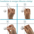 thumbnail image 4 of Child Lock Cabinet, [10 Pieces] White Baby Drawer Locks With Strong Adhesive, For Cupboards, Drawers, Kitchen, Refrigerator, Without Drilling Baby Clo, 4 of 4