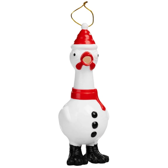 AniMolds Christmas Chicken Series Snowman Rubber Chicken