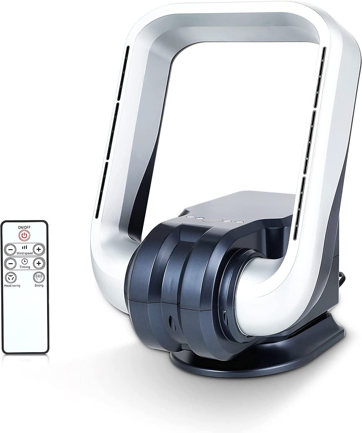 InfiniPower Wall Mounted Fans Bladeless No Leaf Cooled Fans with