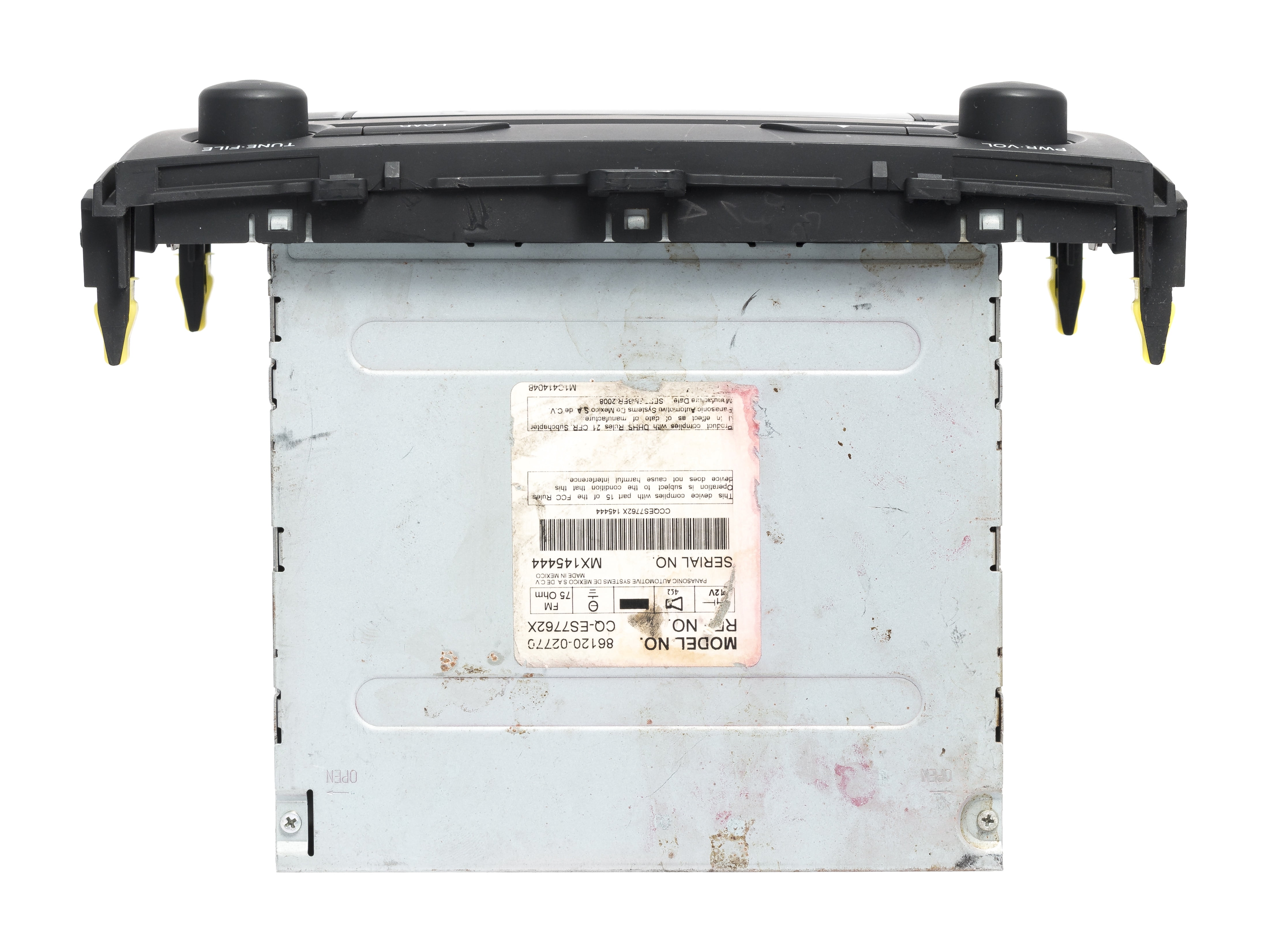 Restored 2009 Toyota Corolla AMFM Radio 6 Disc CD Player MP3 Face A51846 Part 8612002770 (Refurbished)