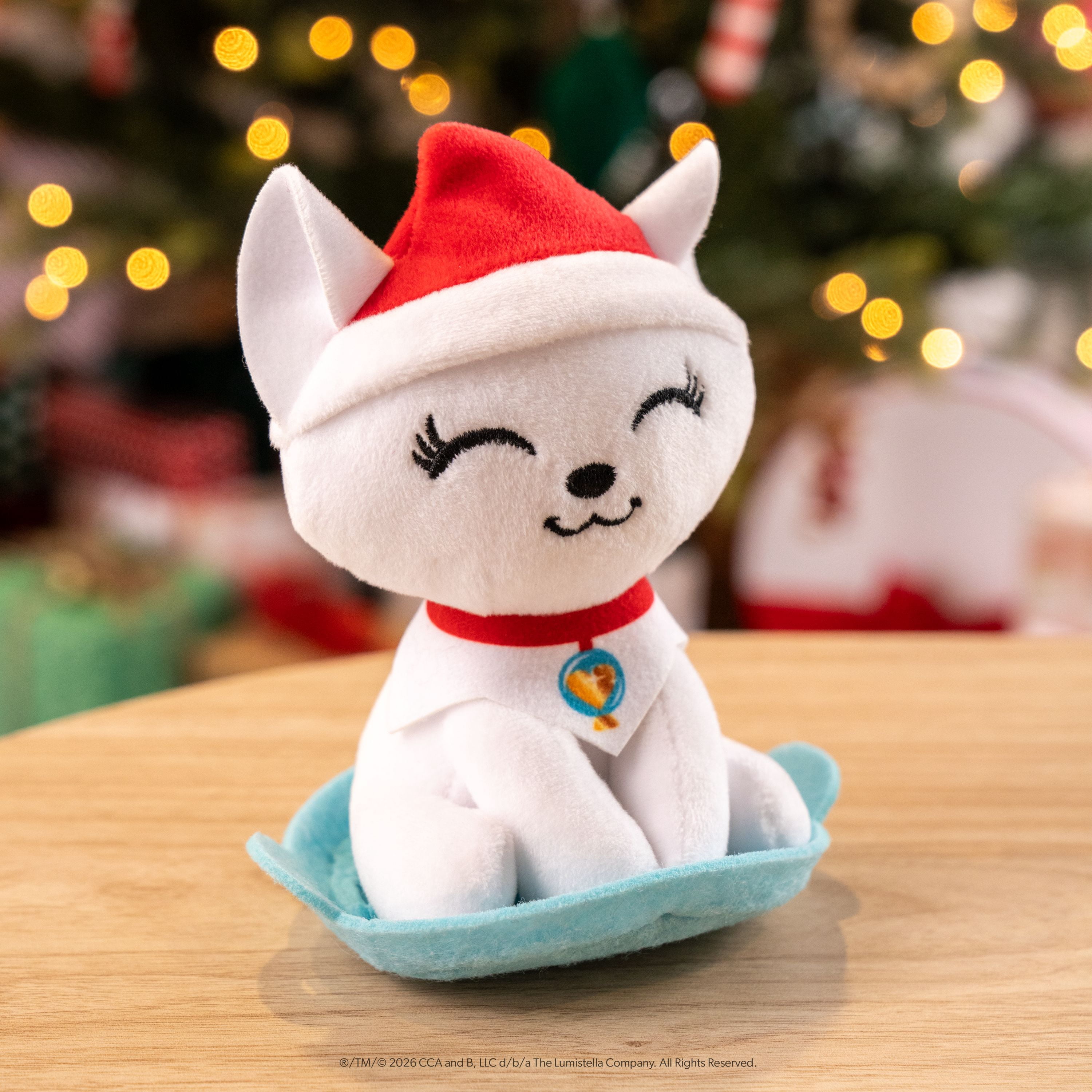 The Elf on the Shelf Elf Pets Arctic Fox Sled Smashers Pull-Back Toy