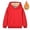 Red, variant on Odeerbi Toddler Boys Girls Fleece Lined Sweatshirt Cotton Sports Hoodie Toddler Kids Fashion Cute Color Plush Warm Long Sleeve 2025 Casual Sports Tracksuits Hooded Sweatshirt Blue 18-24 Months
