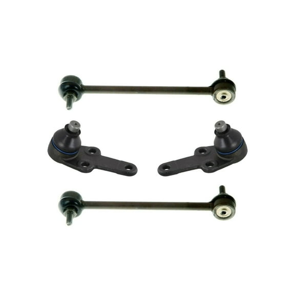 4 Pieces Front Lower Ball Joints and Stabilizer Bar Links Suspension Kit Fits select: 2000-2004 FORD FOCUS