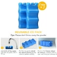 thumbnail image 3 of NCVI Breastmilk Cooler Bag Backpack with Ice Pack, Fits 6 Bottles (Black), 3 of 7