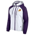thumbnail image 2 of Women's Fanatics White/Purple Phoenix Suns Anorak Raglan Full-Zip Hoodie Jacket, 2 of 3