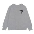 thumbnail image 4 of Povozer Boys Crewneck Sweatshirt Fleece Sweatshirts Long Sleeve Basic Pullover Soft Warm Thin Fleece for Kids(Gray,9-10 Years), 4 of 4
