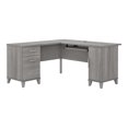 thumbnail image 1 of Bush Furniture Somerset L Shaped Desk with Storage, 60W, Platinum Gray, 1 of 10