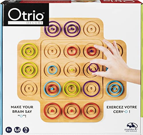 Marbles Otrio Strategy Based Board Game Plastic Learning Educational Toys Set 