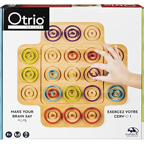 Marbles Otrio Strategybased Board Game, Multicolored