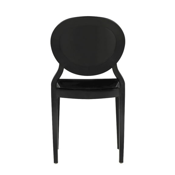 CSP Commerical Seating Products Black Emma Armless Chairs