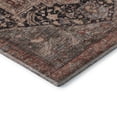 thumbnail image 3 of Addison Rugs Mayfield Premium Machine Washable Traditional Medallion Charcoal Round Rug, 8' x 8', 3 of 5