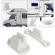 thumbnail image 5 of Tope de puerta de nailon con forma para autocaravanas y caravanas - Blanco, 5 of 5