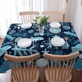 thumbnail image 5 of Abstract Fish Aquatic Plants Coral Ocean Table Cloth Waterproof Dining Tablecloth Kitchen Decorative Party Table Cover, 5 of 6