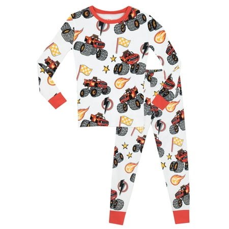 Blaze and the Monster Machines Boys Long Sleeve Pajamas Sizes 2T-8