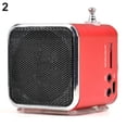 thumbnail image 1 of HEVIRGO Portable Rechargeable Micro SD TF Mini USB LED Speaker Music Player FM Radio Stereo, 1 of 9