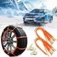 thumbnail image 6 of Snow Chains for Car Tires - Zip Tie Snow Chains & Tire Chains for Cars, 2026 Upgraded Universal Anti-Skid Traction Cables, Reusable for Trucks, SUVs, Ideal for Winter Icy & Snowy Roads, 6 of 8
