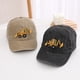 thumbnail image 4 of Qarigey Gorra de béisbol para niños con protección solar Gorras de béisbol de poliéster transpirables seguras para niños dañinos rayos Sombreros café, 4 of 6
