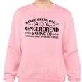 thumbnail image 2 of Gingerbread Baking Co Sweatshirt Unisex Large Pink, 2 of 5