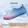 thumbnail image 6 of Watelves Men Women Quick Dry Thin Sole Water Socks Non Slip Aqua Shoes for Beach Pool Surfing Swimming Snorkeling Kayaking River Walking Diving Water Sports, 6 of 7