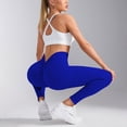 thumbnail image 4 of Hessimy Yoga Leggings - High Waisted Buttery Soft Womens Workout Lounge Pants(Sky Blue,S), 4 of 5