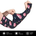 thumbnail image 3 of Haiem Cartoon Donut Planets UV Protection Cooling Arm Sleeves for Men and Women UPF 50 Sun Sleeve, 3 of 8