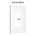 thumbnail image 4 of Kll Vintage Wood Wall Plate,Gloss Finish,Standard Size 1 - 5" X 3", Polycarbonate Thermoplastic,Electric Receptacle Plug Covers, 4 of 8