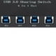 thumbnail image 4 of USB 3.0 Switch Switch 4 Puertos USB Peripheral Switcher Adaptador Caja Hub quatre en un Salida Para Impresora Escáner, 4 of 9