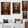 thumbnail image 4 of Designart "Beauty from Samburu in World Cultures III" African American Floater Framed Canvas Print, 4 of 7