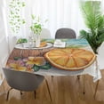 thumbnail image 4 of Qxltty Coconut Orange Slice Square Tablecloth 60×90in Thick Wrinkle Resistant Heat Proof Durable Table Cover for Dining Table, 4 of 9