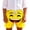 Yellow, variant on Kids Boys Yellow Print Swim Trunks Stretch Quick Dry Elastic Drawstring Beach Pool Summer Wear for 5-14 Years Old,Size 11 T