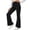 Black, variant on xaoyunyn Wide Leg Pant for Girls Casual Solid Color Elastic Waisted Flare Sweatpant with Pocket 3-13 Years