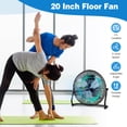 thumbnail image 4 of Canddidliike 3-Speed High Velocity Floor Fan with Adjustable Tilt Angle and Handle-Black, Box Fan For Full-Force Circulation, 4 of 9