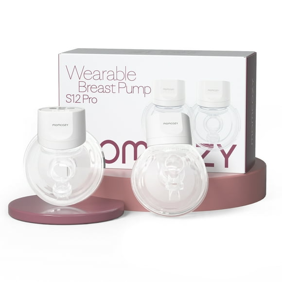 Momcozy S12 Pro Hands Free Breast Pump, Electric Wearable Breast Pumps 180ml 24mm