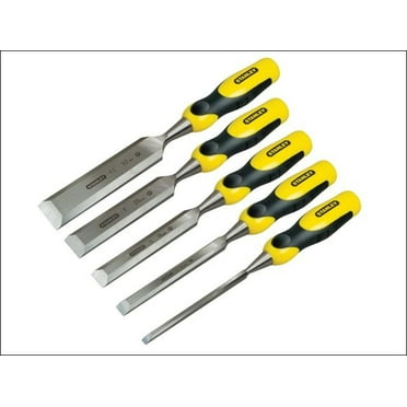STANLEY - DYNAGRIP™ Bevel Edge Chisel with Strike Cap Set, 5 Piece