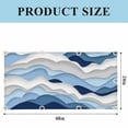 thumbnail image 3 of Blue White Ombre Fluorescent Light Covers, Modern Geometric Moire Abstract Art Magnetic Light Covers for Ceiling Lights, Fluorescent Ceiling Shade Filters for Classroom Bedroom Office 4x2Ft x 4PCS, 3 of 8