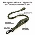 thumbnail image 5 of WAAYEEPAL Heavy Duty Nylon Dog Collar&Leash Set, Adjustable Training Collar with Control Handle, Sturdy Metal Buckle and AirTag Holder for Medium and Large Dogs (XL, Green), 5 of 7