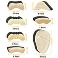 thumbnail image 2 of Abaima 20 Pairs Heel Cushion and Front Insoles for Loose Shoes, High Heel Cushion Pads, Adjustable Toe Filler Inserts, Heel Grips Liner Insert for Female Women Men Prevent Heel Slip and Blister, 2 of 7