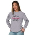 thumbnail image 3 of Breast Cancer Ribbon Christian Faith Women's Long Sleeve T Shirt Brisco Brands S, 3 of 6