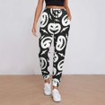 thumbnail image 2 of Women's Sweatpants, Halloween Pumpkins Wihte Baggy Sweatpants Joggers for Women, Fall Outfits for Women 2024 Lounge Yoga Athletic Workout Pants with Pockets, 2 of 7