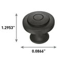 thumbnail image 4 of Franklin Brass 1-1/4" Geary Knob, 10-Pack, Available in Multiple Colors, 4 of 4
