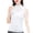 White, variant on Lace High Neck Tops for Women Slim Fitted Sleeveless Shirts Solid Color Casual Fashion Party Night Out Elegant Camisoles, White XXL