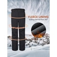 thumbnail image 6 of 33,000ft Men's Fleece Lined Pants Softshell Insulated Snow Pants Waterproof Winter Pants Outdoor for Hiking Hunting Ski, 6 of 7