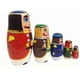 thumbnail image 5 of Matrioska de madera rusa para Navidad, cascanueces, muñecas rusas, juego de juguetes, artesanía hecha a mano, 5 of 5