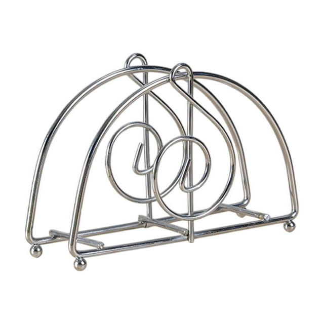 Paper towel Holder Half Circular Table Holder, Iron Tissue Holder, Living Room Tissue Holder, Vertical Napkin Holder, Tissue Storage