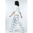 thumbnail image 3 of High Waist Plaid Print Wide Leg Pants, 3 of 4