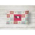 thumbnail image 2 of Carolines Treasures CK5258PW1216 Belted Galloway Cow Love Canvas Fabric Decorative Pillow, Red, 12H x16W, multicolor, 2 of 3